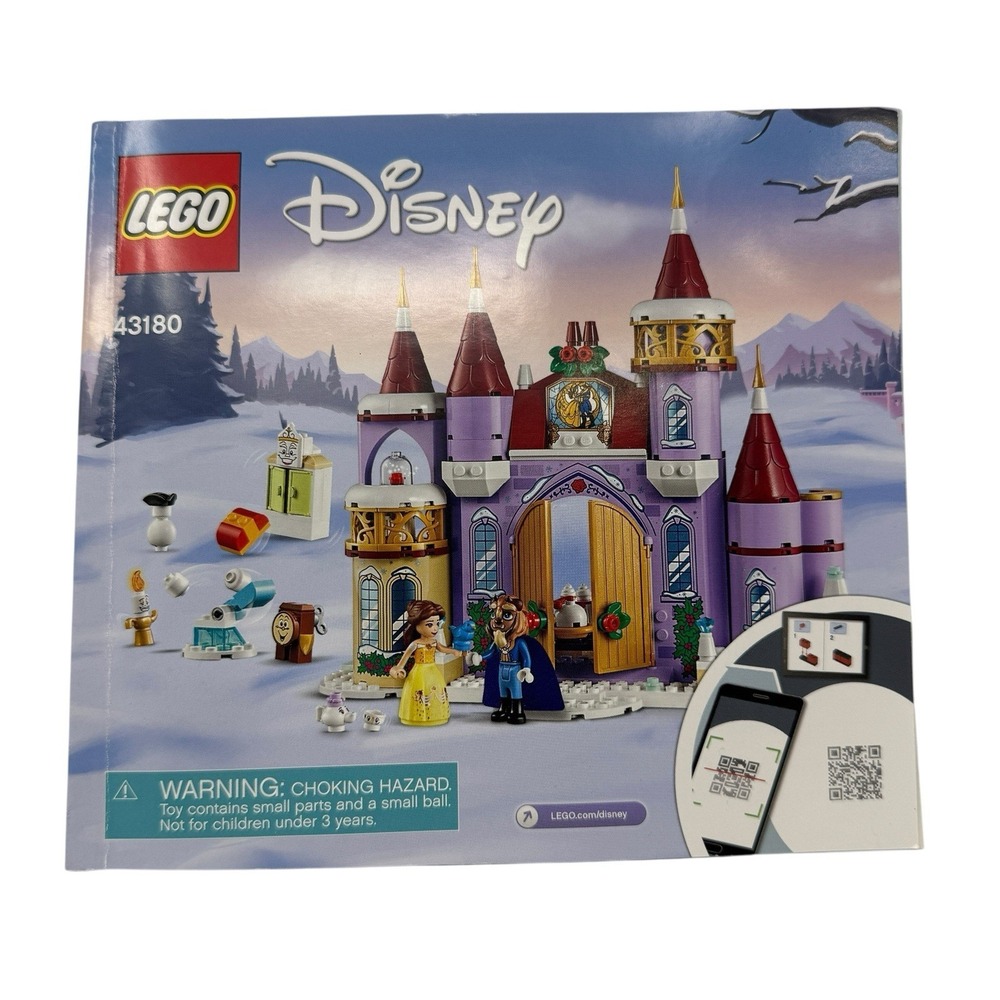 Lego Disney 43180 Instructions Manual Booklets ONLY Belle's Castle Winter